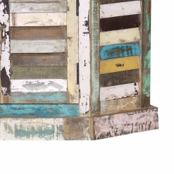 Made in Meubles Buffet<Buffet d'angle en bois coloré Ethnik