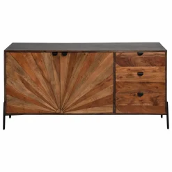 Made in Meubles Buffet<Buffet en bois d'acacia Elvira