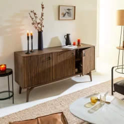 Made in Meubles Buffet<Buffet en bois d'acacia Elie