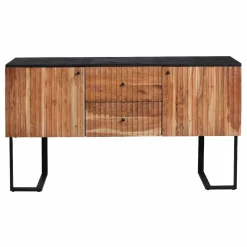 Made in Meubles Buffet<Buffet en bois d'acacia et métal Pippa