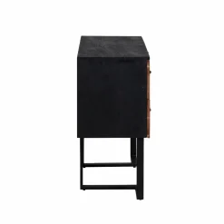 Made in Meubles Buffet<Buffet en bois d'acacia et métal Pippa