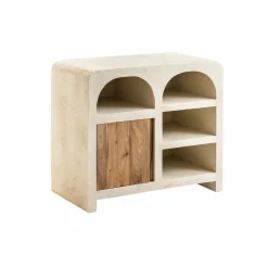 Made in Meubles Buffet<Buffet en bois d'acacia et bois effet béton Dalva