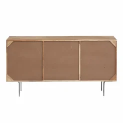 Made in Meubles Buffet<Buffet en bois d'acacia et pierre Côme