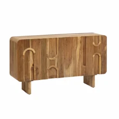 Made in Meubles Buffet|Meuble Sous Vasque<Buffet en bois d'acacia foncé Tilio