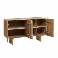 Made in Meubles Buffet|Meuble Sous Vasque<Buffet en bois d'acacia foncé Tilio