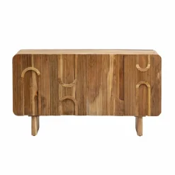 Made in Meubles Buffet|Meuble Sous Vasque<Buffet en bois d'acacia foncé Tilio