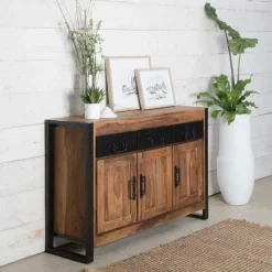 Made in Meubles Buffet<Buffet en bois d'acacia Havana