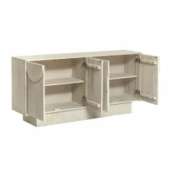 Made in Meubles Buffet<Buffet en bois de manguier blanchi Miliam