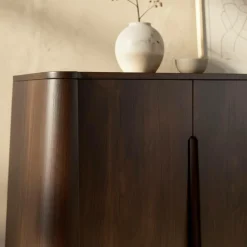 Made in Meubles Buffet<Buffet en bois de manguier foncé Liriel