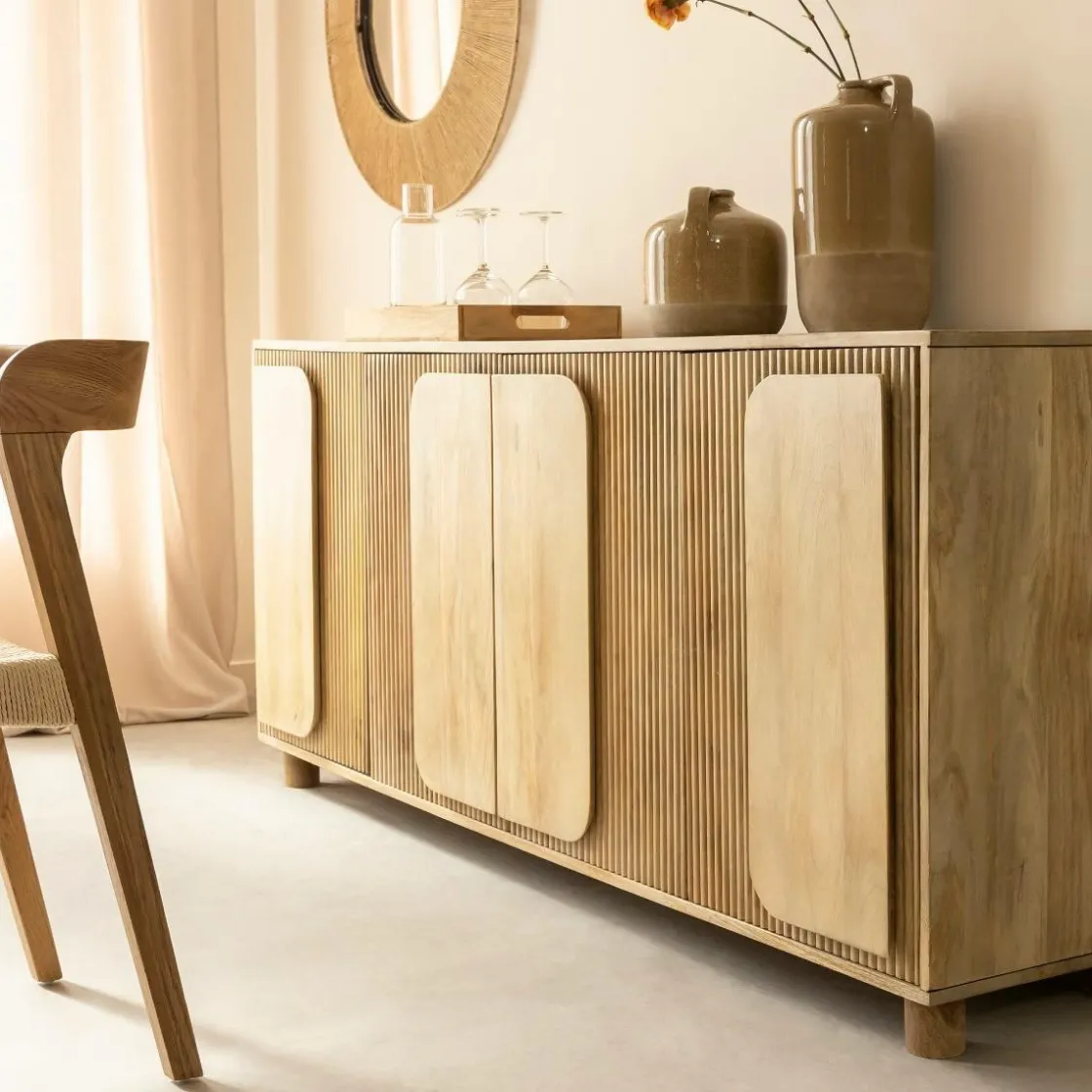 Made in Meubles Buffet<Buffet en bois de manguier Eros