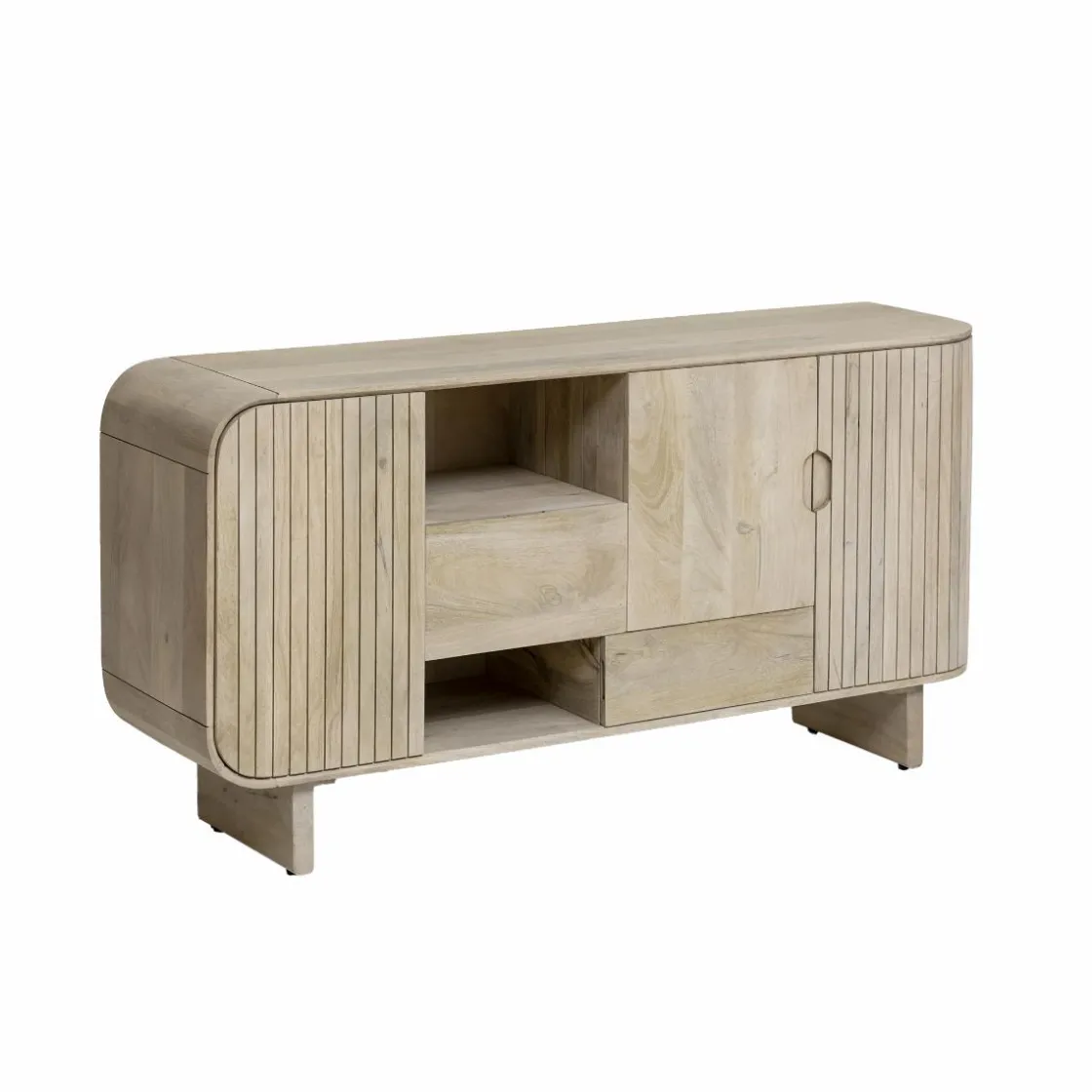 Made in Meubles Buffet<Buffet en bois de manguier clair Yoni