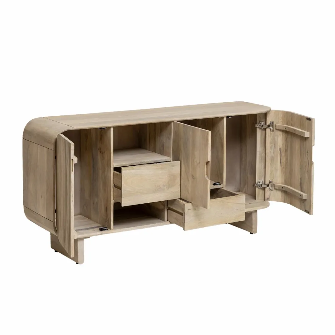 Made in Meubles Buffet<Buffet en bois de manguier clair Yoni