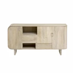 Made in Meubles Buffet<Buffet en bois de manguier clair Yoni