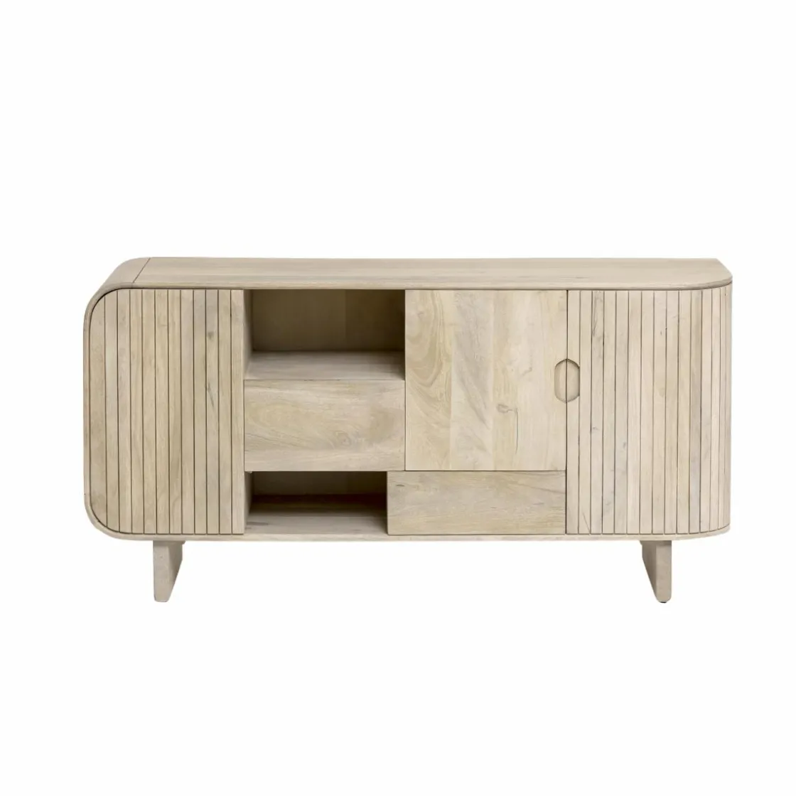 Made in Meubles Buffet<Buffet en bois de manguier clair Yoni