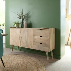 Made in Meubles Buffet<Buffet en bois de manguier Augustine