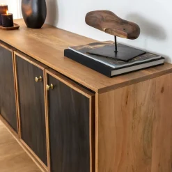 Made in Meubles Buffet<Buffet en bois de manguier Léandro