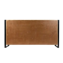 Made in Meubles Buffet<Buffet en bois de manguier avec porte coulissante New-York