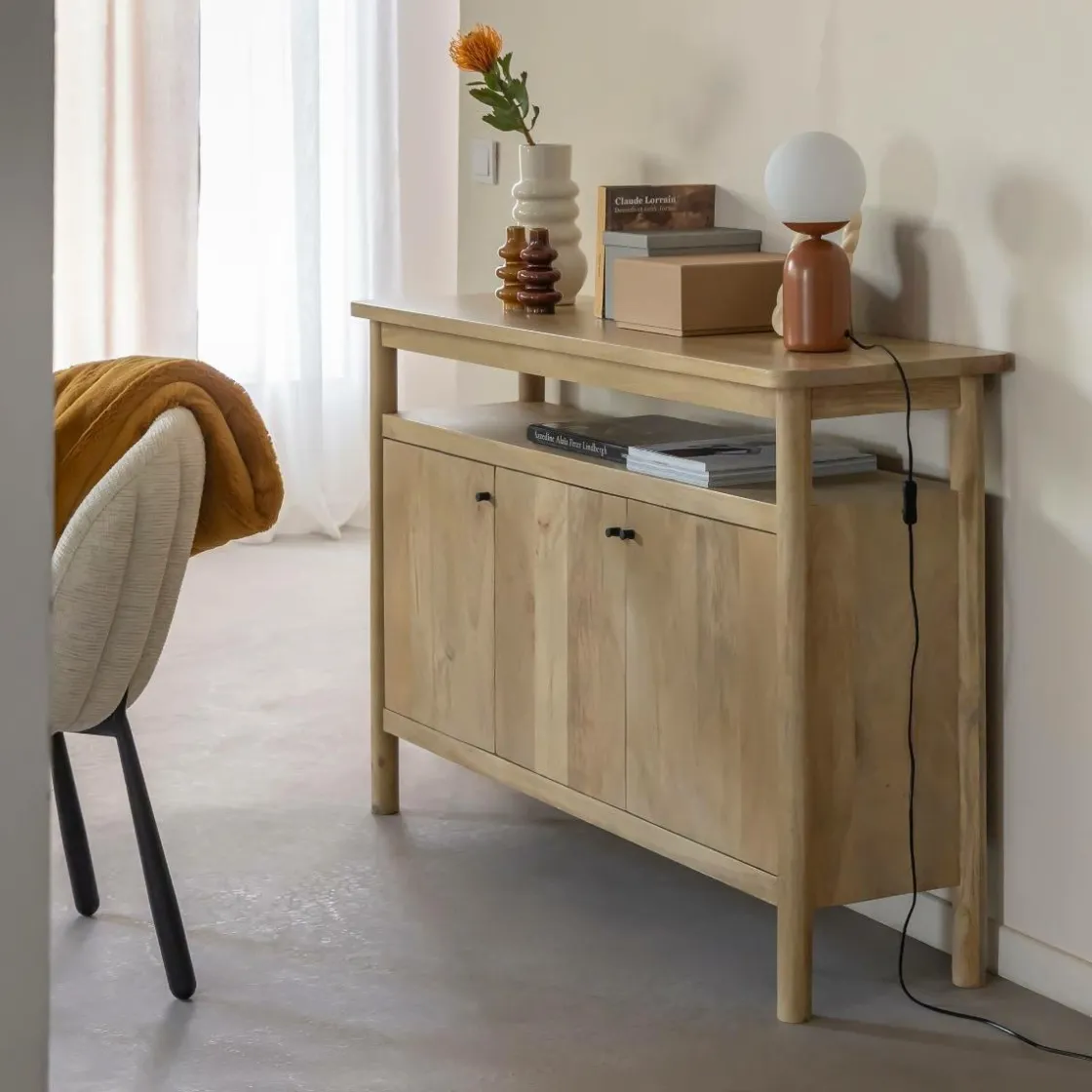 Made in Meubles Buffet<Buffet en bois de manguier Amara
