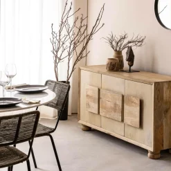 Made in Meubles Buffet<Buffet en bois de manguier Adara