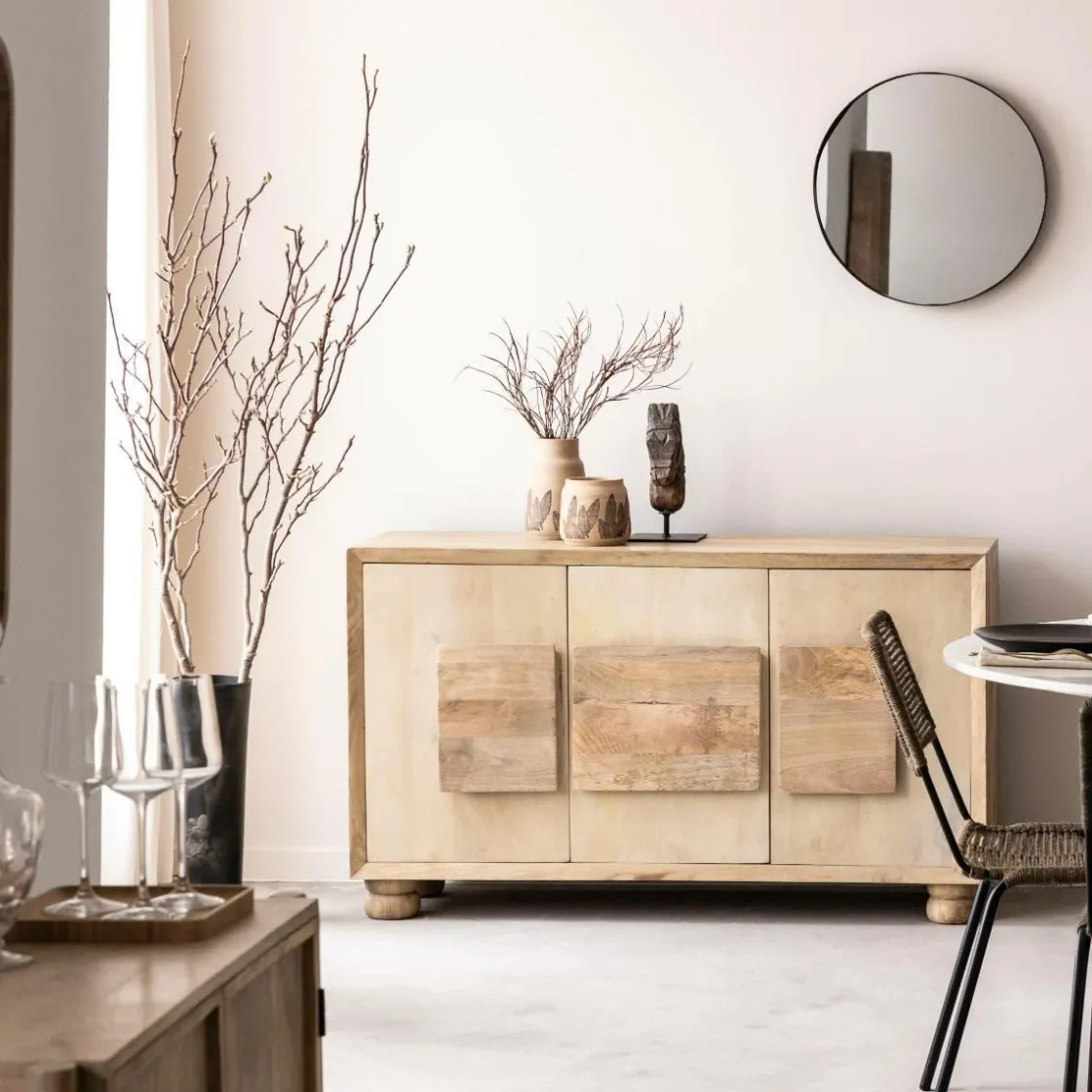 Made in Meubles Buffet<Buffet en bois de manguier Adara