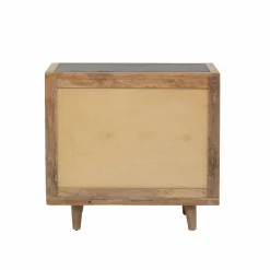 Made in Meubles Buffet<Buffet en bois de manguier et marbre noir Riley