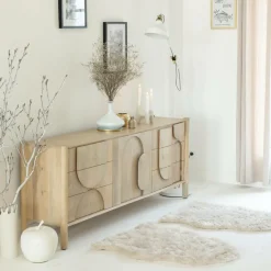 Made in Meubles Buffet<Buffet en bois de manguier Tysia