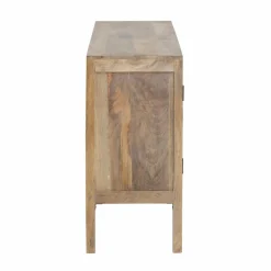 Made in Meubles Buffet<Buffet en bois de manguier et cannage Julietta