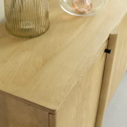 Made in Meubles Buffet<Buffet en bois de manguier 4 portes Amara