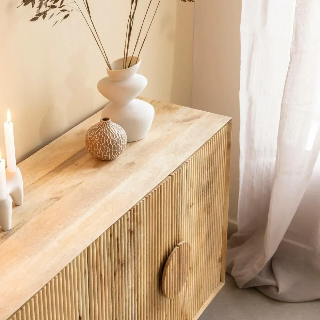 Made in Meubles Buffet<Buffet en bois de manguier Ewan