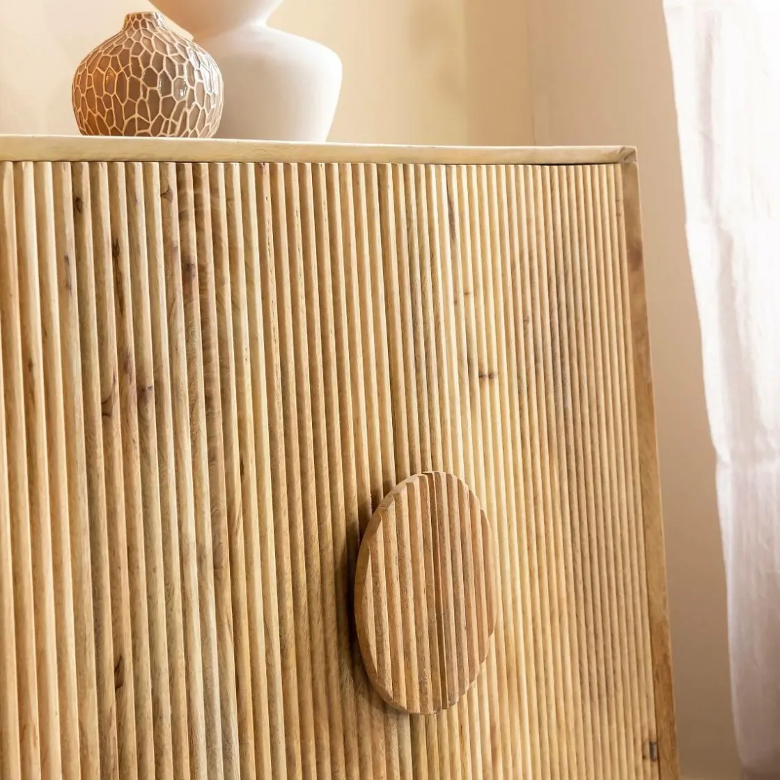 Made in Meubles Buffet<Buffet en bois de manguier Ewan