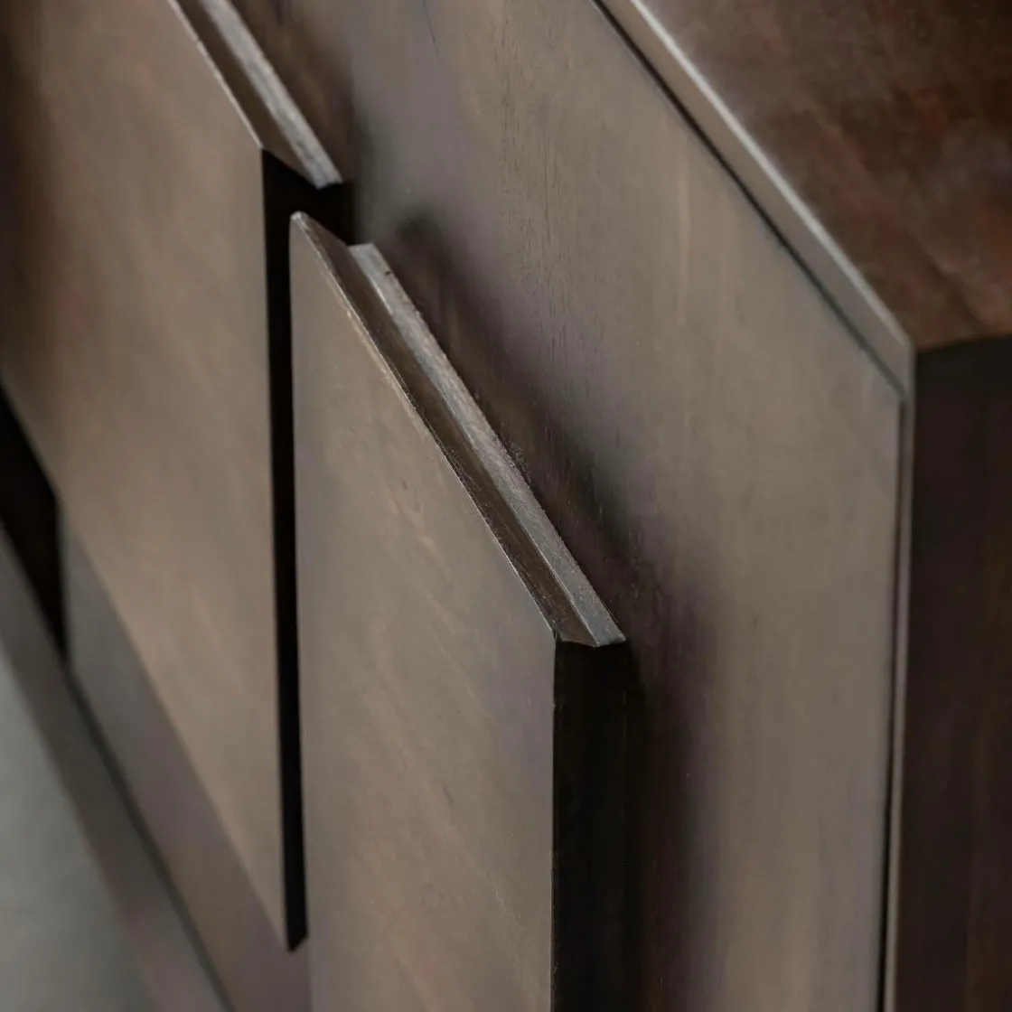 Made in Meubles Buffet|Meuble De Rangement<Buffet en bois de manguier foncé Hestia