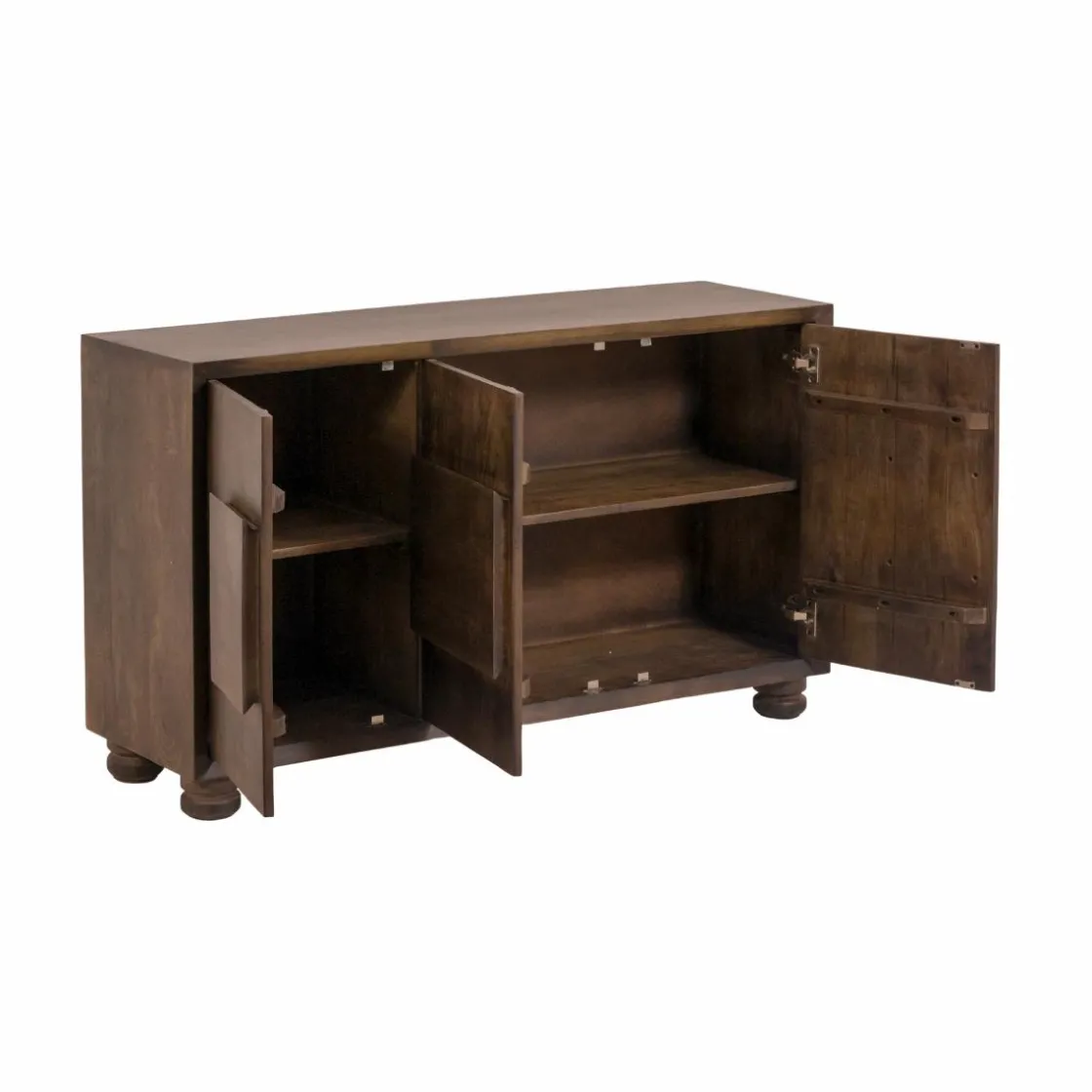 Made in Meubles Buffet|Meuble De Rangement<Buffet en bois de manguier foncé Hestia