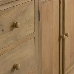 Made in Meubles Buffet|Meuble Sous Vasque<Buffet en bois de manguier blanchi Ronan