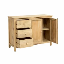 Made in Meubles Buffet|Meuble Sous Vasque<Buffet en bois de manguier blanchi Ronan