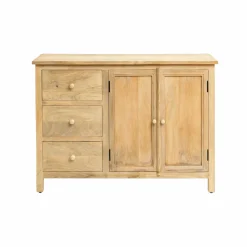 Made in Meubles Buffet|Meuble Sous Vasque<Buffet en bois de manguier blanchi Ronan
