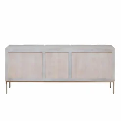 Made in Meubles Buffet<Buffet en bois de manguier blanchi Tristan