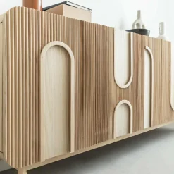 Made in Meubles Buffet<Buffet en bois de paulownia Nilo