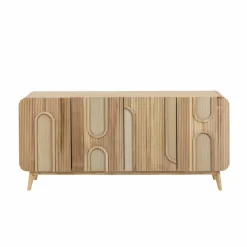 Made in Meubles Buffet<Buffet en bois de paulownia Nilo