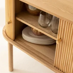 Made in Meubles Buffet<Buffet en bois de pin clair Colin