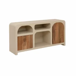 Made in Meubles Buffet<Buffet en bois effet béton et bois d'acacia Dalva