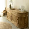 Made in Meubles Buffet<Buffet en bois recyclé 180 cm Garance