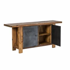 Made in Meubles Buffet<Buffet en bois recyclé et métal Hector