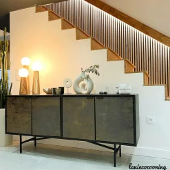 Made in Meubles Buffet<Buffet en métal Claudine