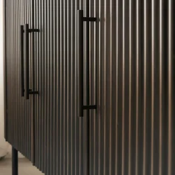 Made in Meubles Buffet<Buffet en métal et marbre Alfred