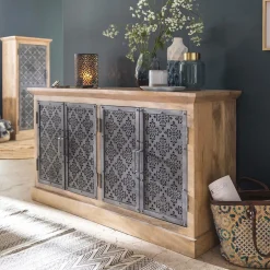 Made in Meubles Buffet<Buffet enfilade en bois de manguier Sahara