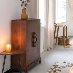 Made in Meubles Buffet<Buffet haut en bois d'acacia Quilla