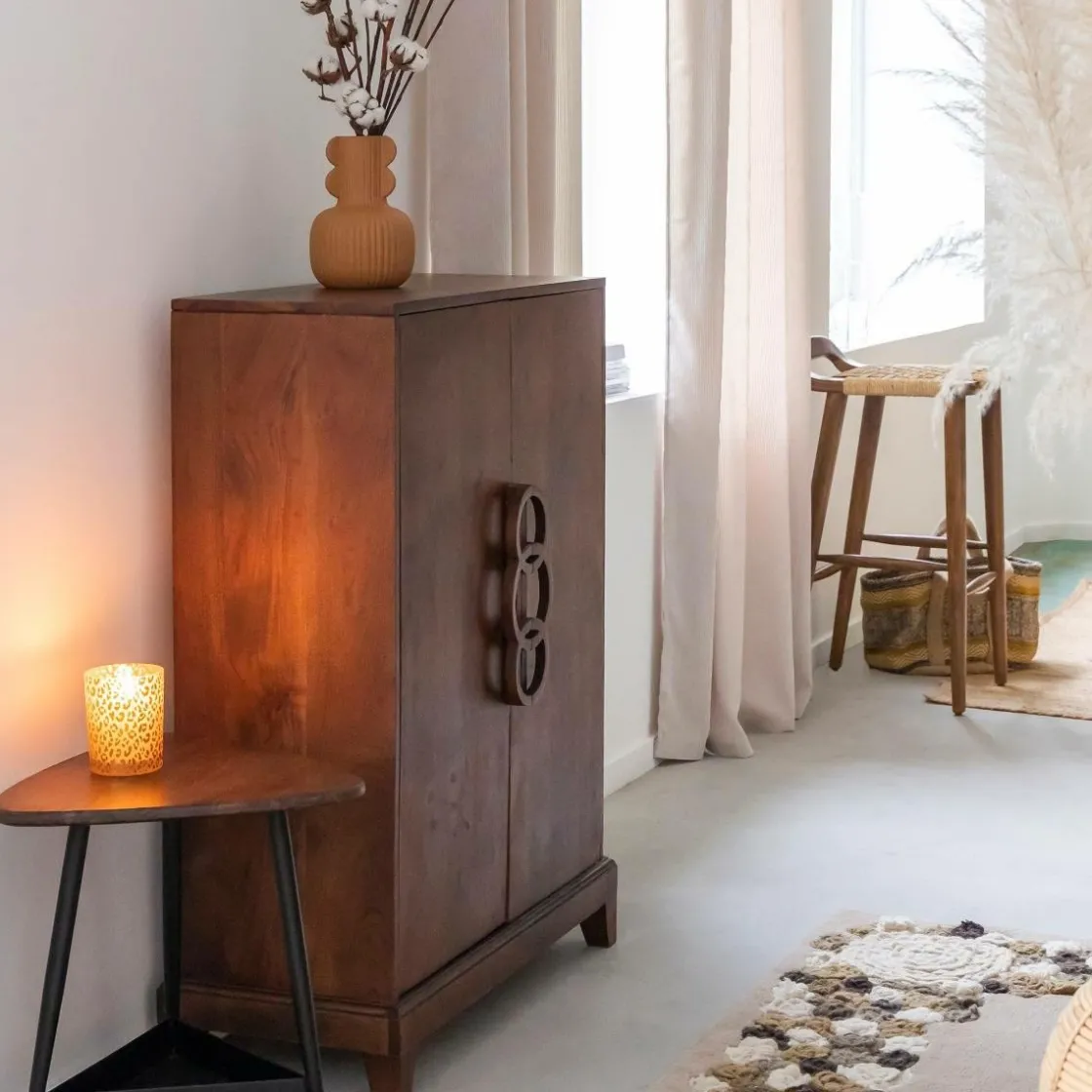 Made in Meubles Buffet<Buffet haut en bois d'acacia Quilla