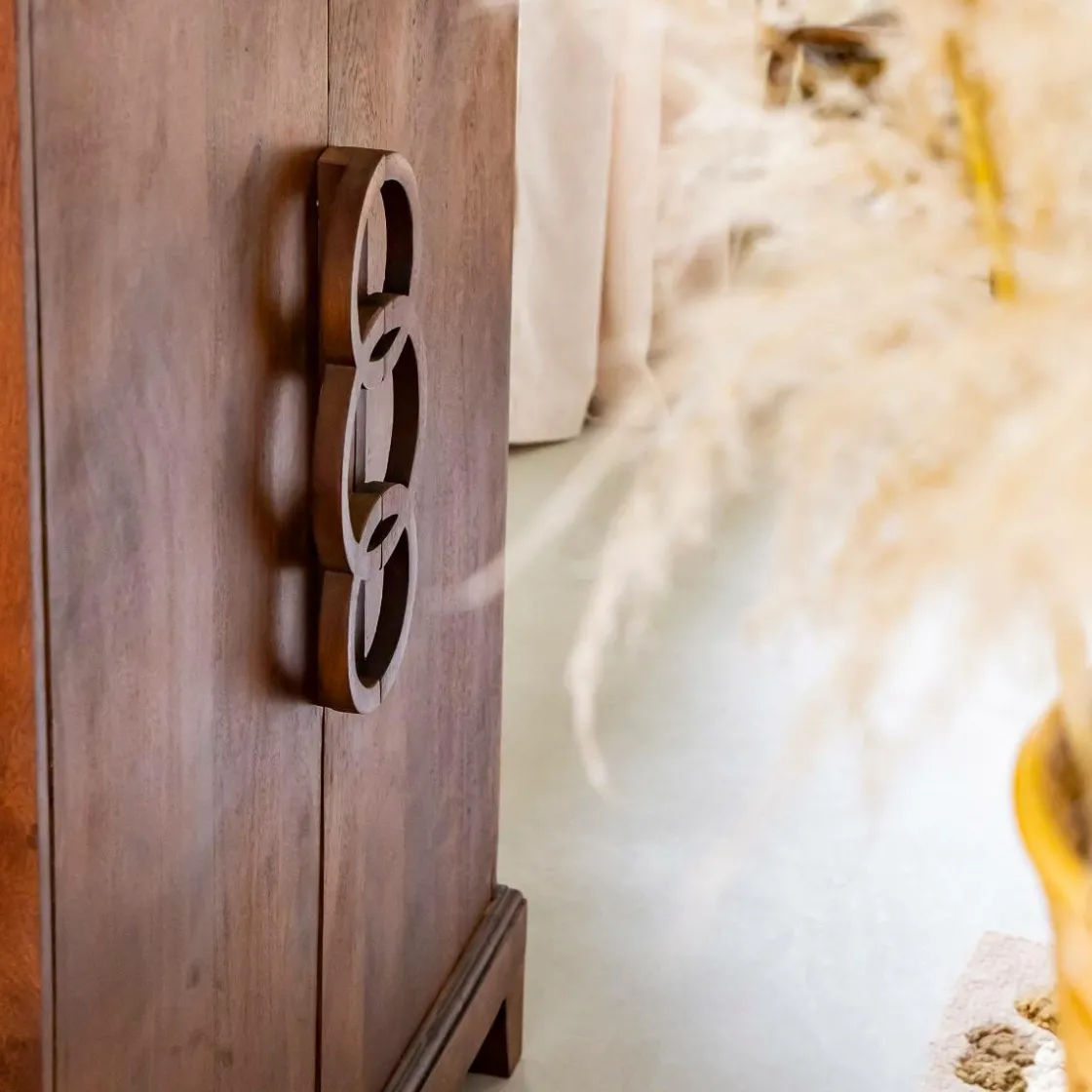 Made in Meubles Buffet<Buffet haut en bois d'acacia Quilla