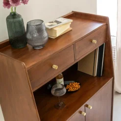 Made in Meubles Buffet<Buffet haut en bois d'acacia Emiel
