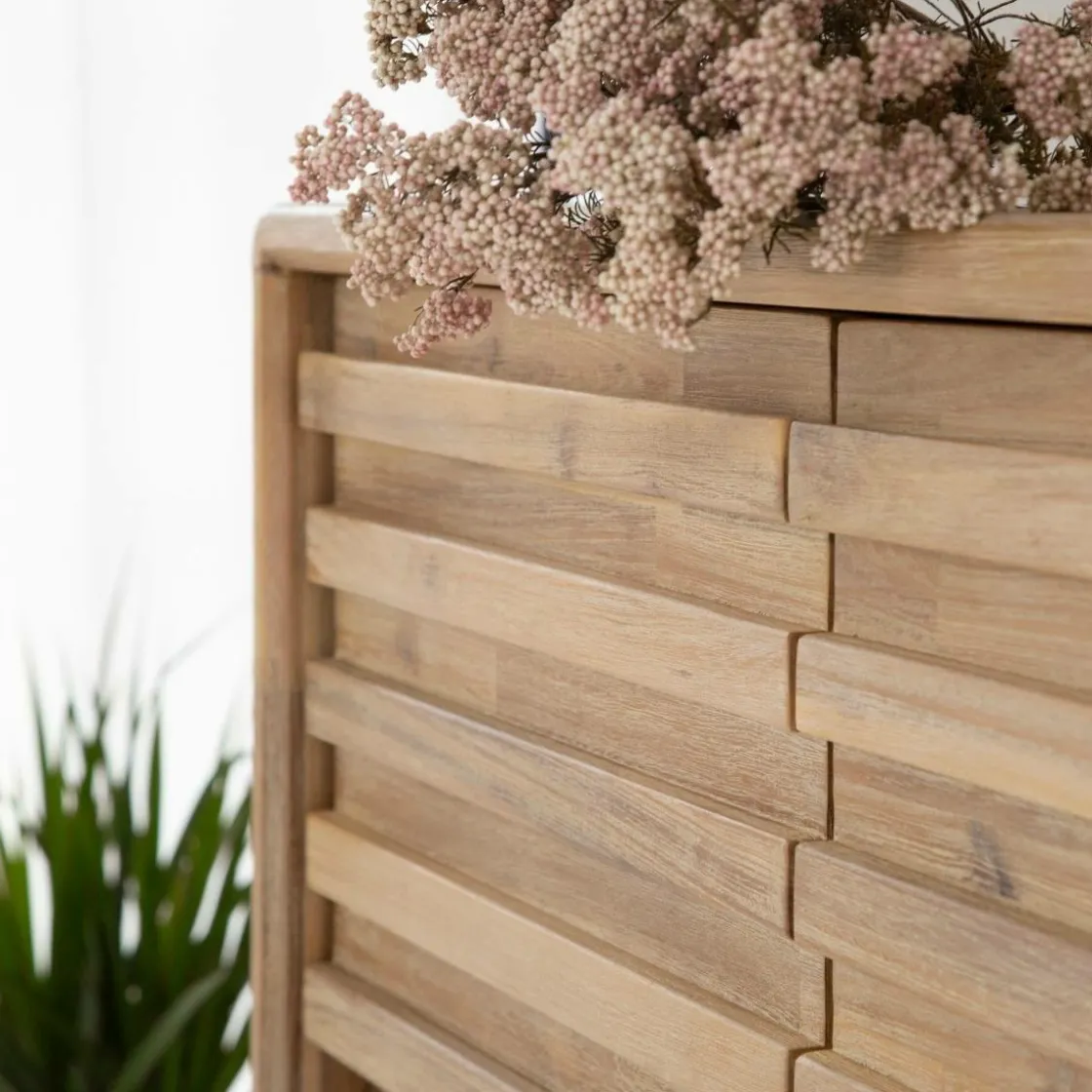 Made in Meubles Buffet<Buffet haut en bois d'acacia Marin